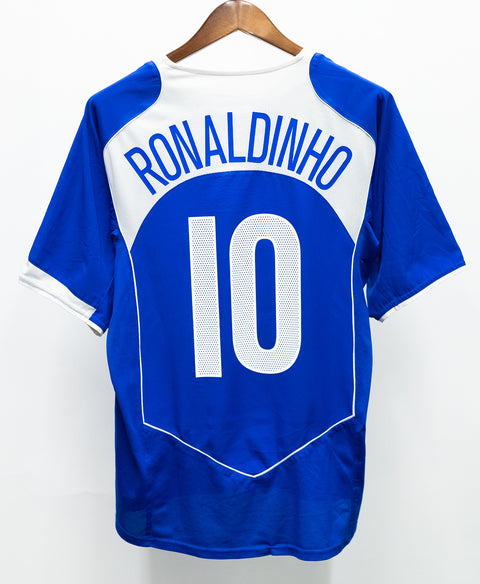 Brazil 2004 Ronaldinho Away Kit (M)