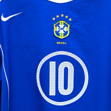 Brazil 2004 Ronaldinho Away Kit (M)