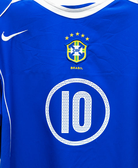 Brazil 2004 Ronaldinho Away Kit (M)