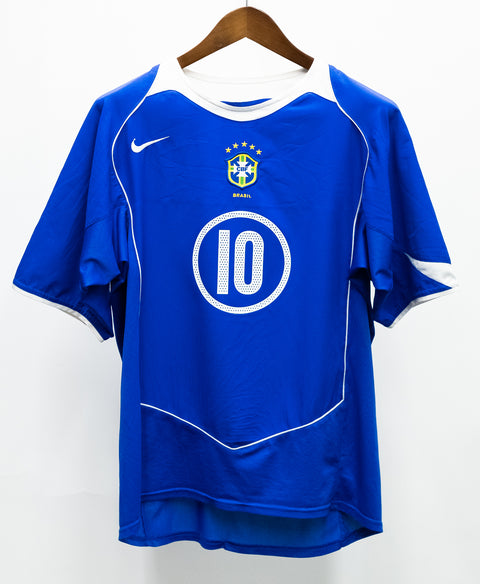 Brazil 2004 Ronaldinho Away Kit (M)