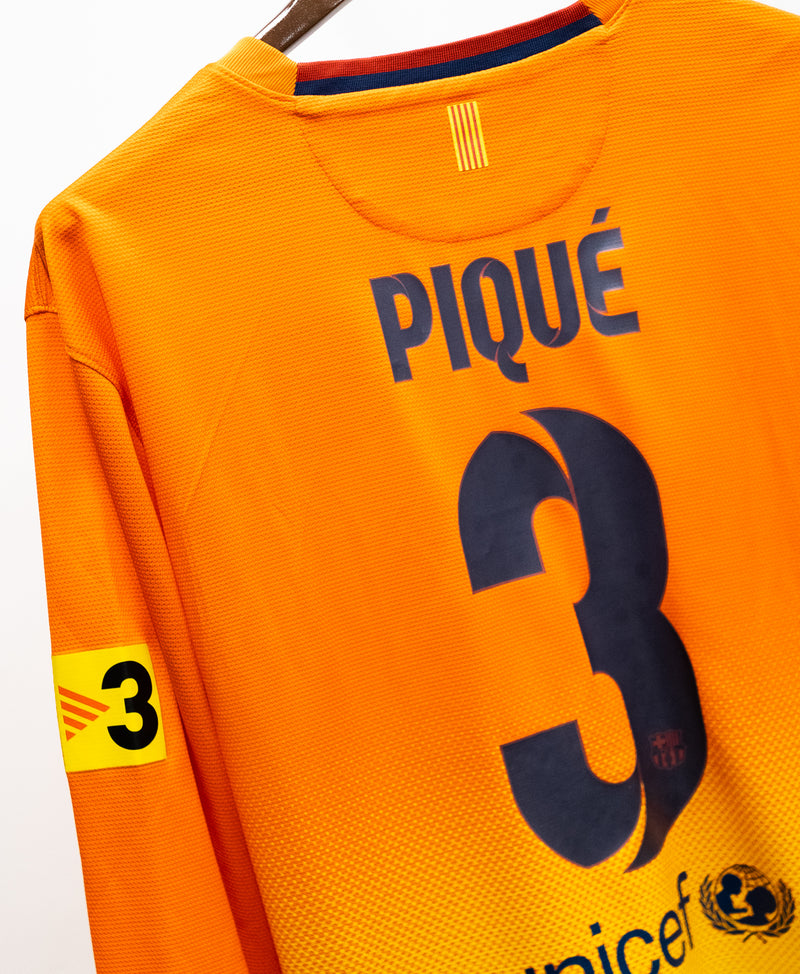 Barcelona 2013-13 Long Sleeve Pique Away Kit (XL)