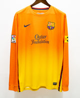 Barcelona 2013-13 Long Sleeve Pique Away Kit (XL)