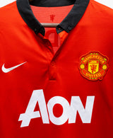 Manchester United 2013-14 Vidic Home Kit (2XL)