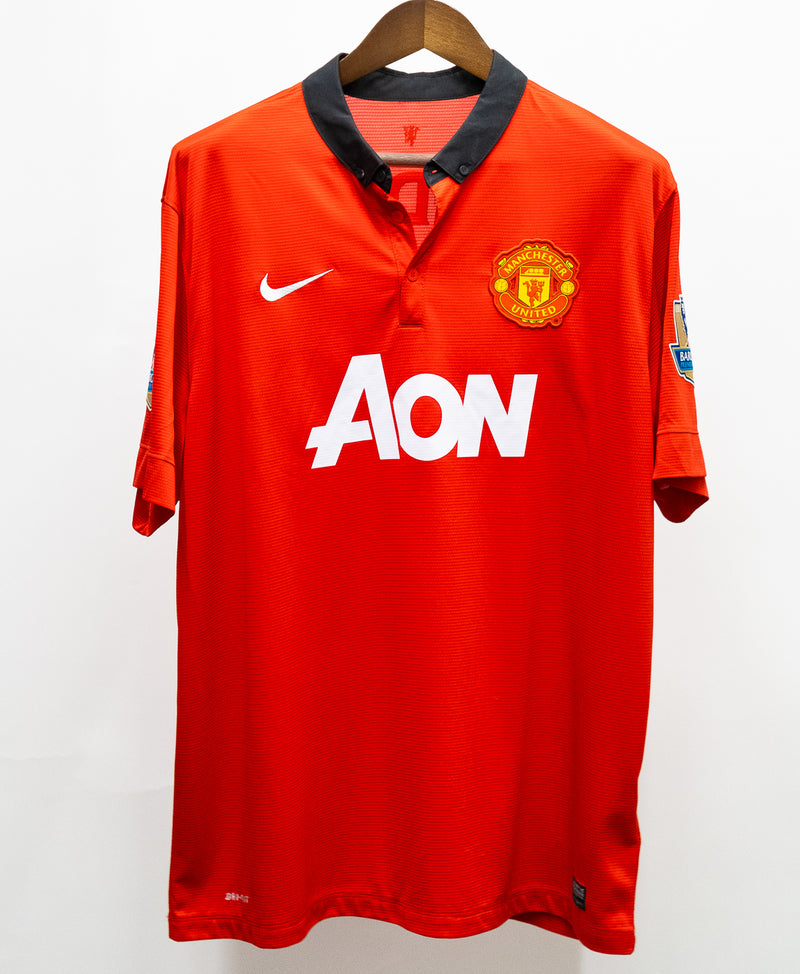 Manchester United 2013-14 Vidic Home Kit (2XL)