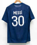 PSG 2022-23 Messi Sponsorless Player Issue Home Kit (XL)