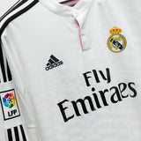Real Madrid 2014-15 Chicharito Long Sleeve Home Kit (M)