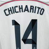 Real Madrid 2014-15 Chicharito Long Sleeve Home Kit (M)