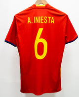 Spain 2016 A. Iniesta Home Kit (M)