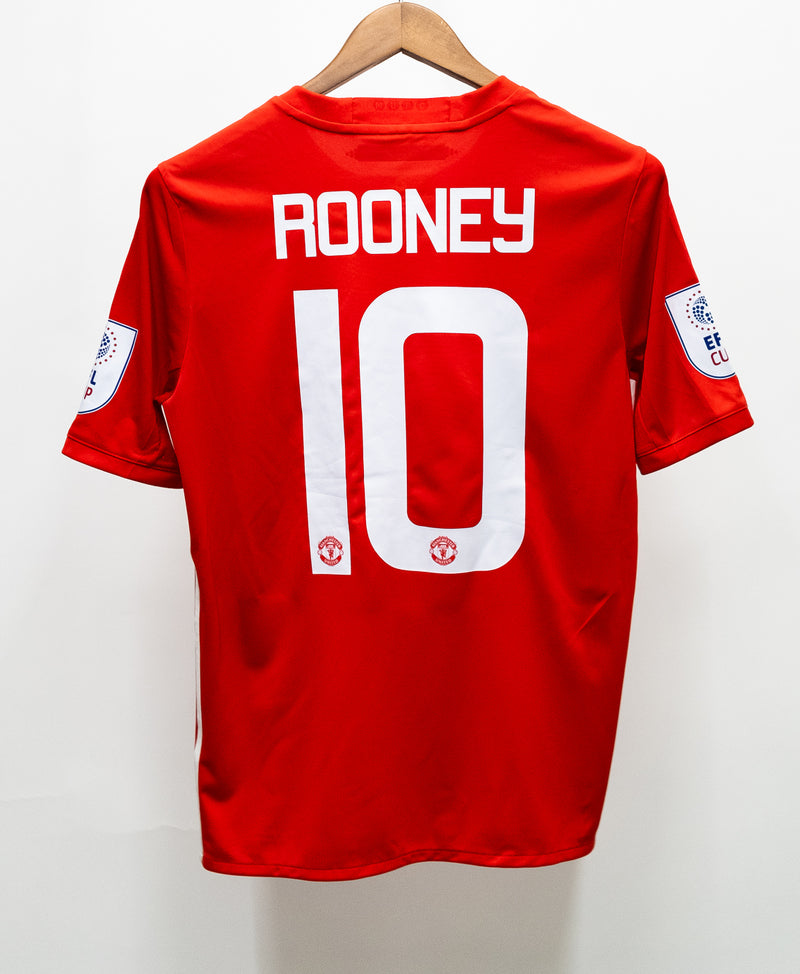 Manchester United 2016-17 Rooney Home Kit (YXL)