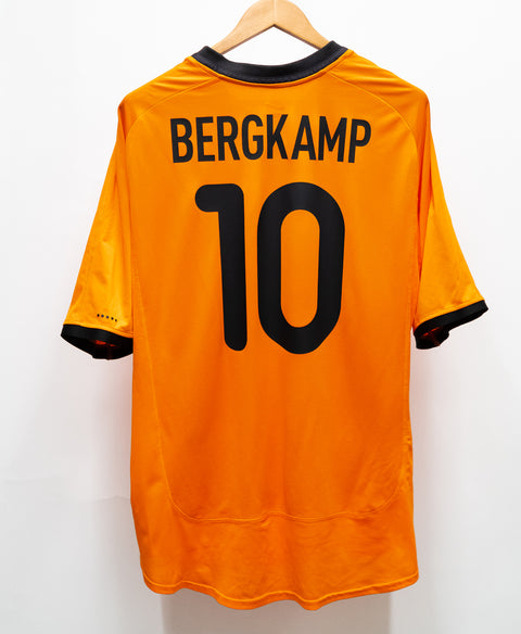 Netherlands 2000-02 Bergkamp Home Kit (2XL)