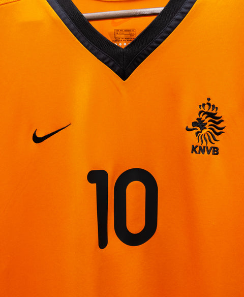 Netherlands 2000-02 Bergkamp Home Kit (2XL)