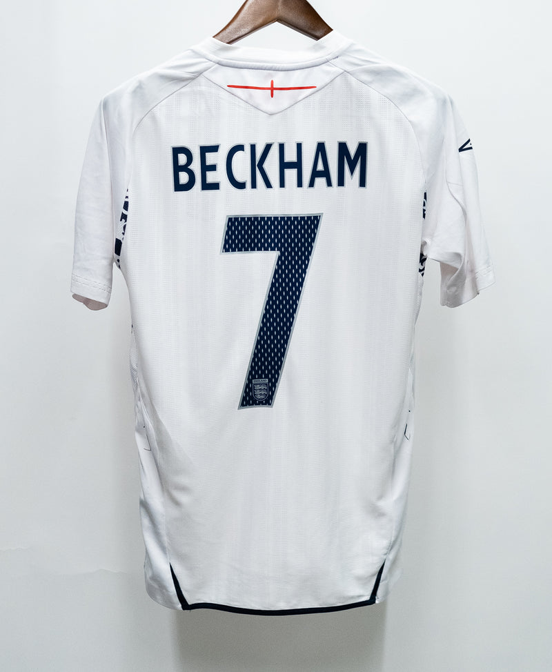 England 2008 Beckham Home Kit (S)