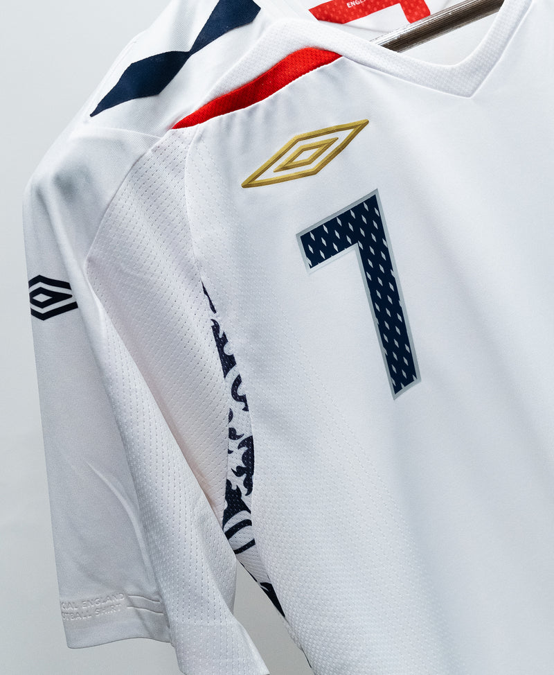 England 2008 Beckham Home Kit (S)