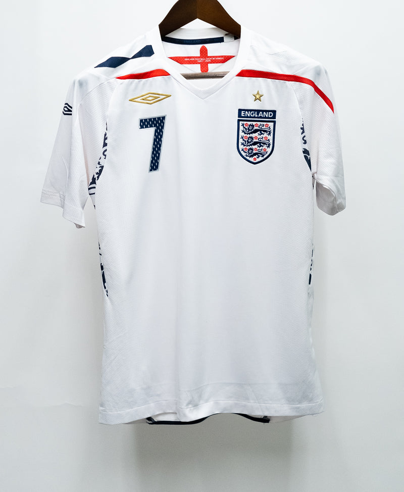 England 2008 Beckham Home Kit (S)