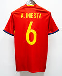 Spain 2016 A. Iniesta Home Kit (M)