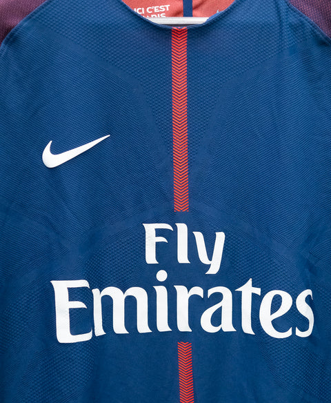 PSG 2017-18 Mbappe Player Issue Home Kit (XL)