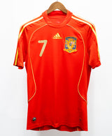 Spain 2008 David Villa Home Kit (S)