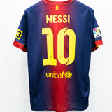 Barcelona 2012-13 Messi Home Kit (L)