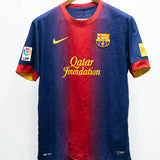 Barcelona 2012-13 Messi Home Kit (L)