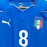 Italy 2010 Gattuso Player Issue Long Sleeve Home Kit (L)