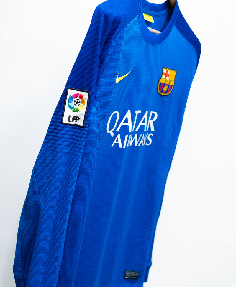 Barcelona 2013-14 Long Sleeve GK Away Kit (M)