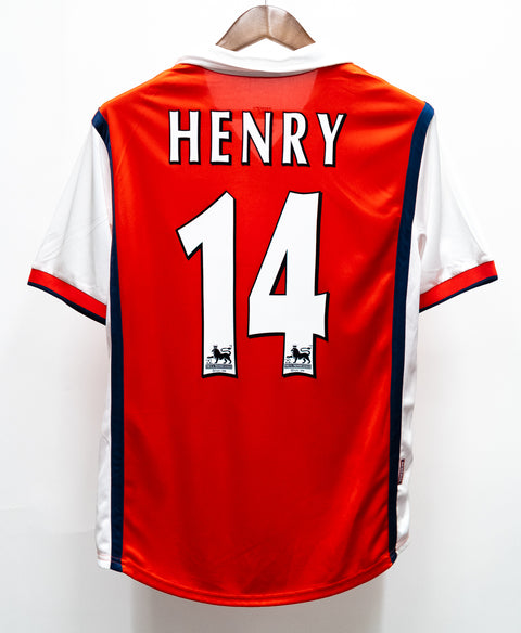 Arsenal 1998-99 Henry Home Kit (L)