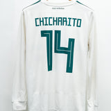 Mexico 2018 Chicharito Long Sleeve Away Kit (L)