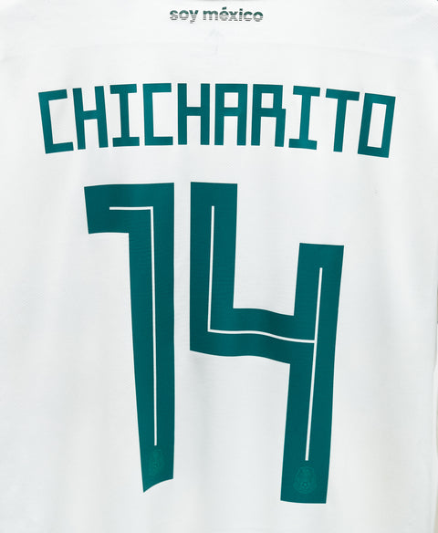 Mexico 2018 Chicharito Long Sleeve Away Kit (L)