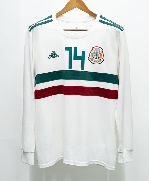 Mexico 2018 Chicharito Long Sleeve Away Kit (L)