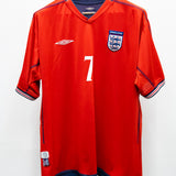 England 2002 Beckham Away Kit (2XL)