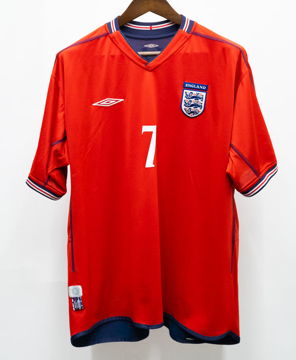 England 2002 Beckham Away Kit (2XL)