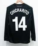 Manchester United 2009-10 Chicharito Long Sleeve Away Kit (M)