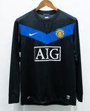 Manchester United 2009-10 Chicharito Long Sleeve Away Kit (M)