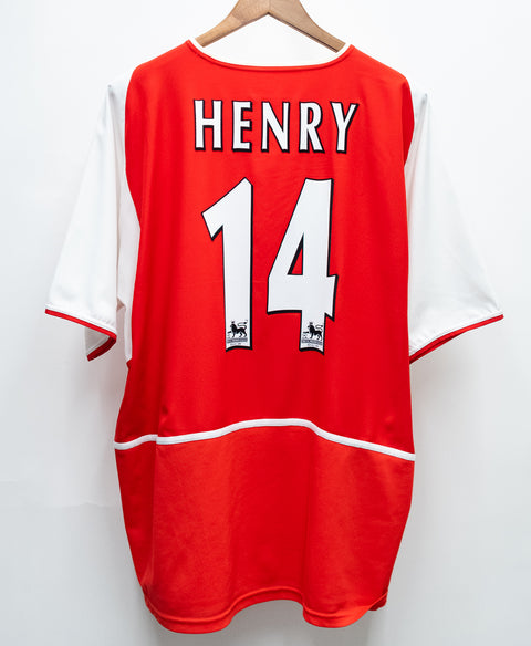 Arsenal 2002-04 Henry Home Kit (2XL)