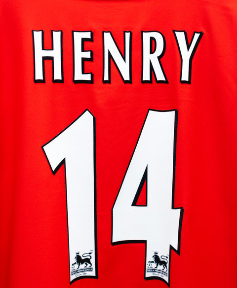 Arsenal 2002-04 Henry Home Kit (2XL)