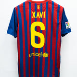Barcelona 2011-12 Xavi Home Kit (L)