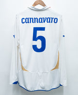 Italy 2010 Cannavaro Long Sleeve Away Kit (2XL)