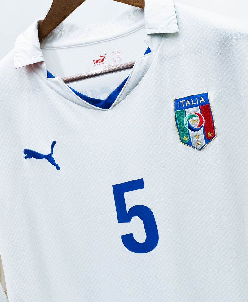 Italy 2010 Cannavaro Long Sleeve Away Kit (2XL)