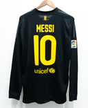 Barcelona 2011-12 Long Sleeve Messi Away Kit (XL)