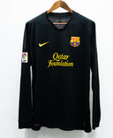 Barcelona 2011-12 Long Sleeve Messi Away Kit (XL)