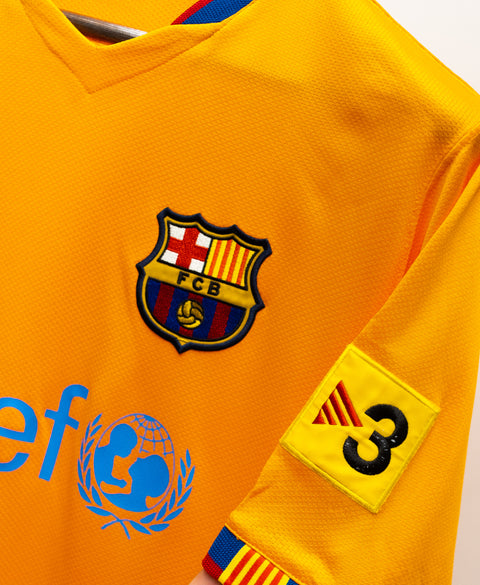 Barcelona 2007-08 Ronaldinho Third Kit (L)