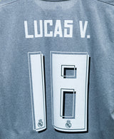 Real Madrid 2015-16 Lucas V. Long Sleeve Player Issue Away Kit (L)