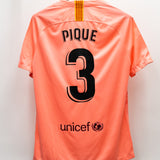 Barcelona 2018-19 Pique Third Kit (L)