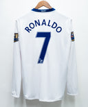 Manchester United 2008-09 Ronaldo Long Sleeve Away Kit (L)