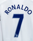Manchester United 2008-09 Ronaldo Long Sleeve Away Kit (L)