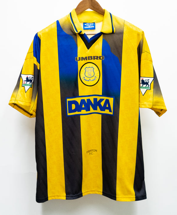 Everton 1996-97 Kanchelskis Away Kit (XL)