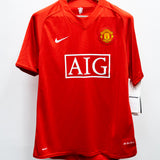 Manchester United 2007-08 Ronaldo Home Kit w/ Tags (L)