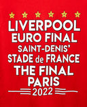 Liverpool 2022 Final Paris Merch Shirt (XL)