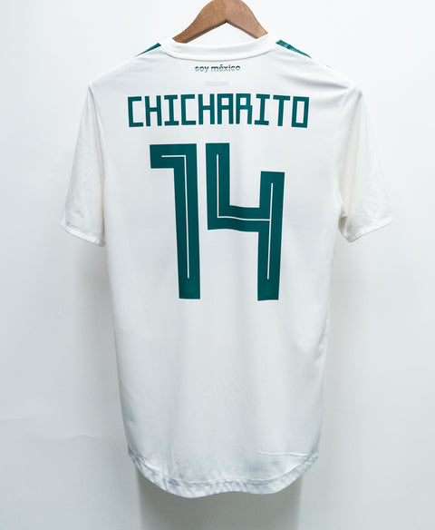 Mexico 2018 Chicharito Player Version Away Kit (M)