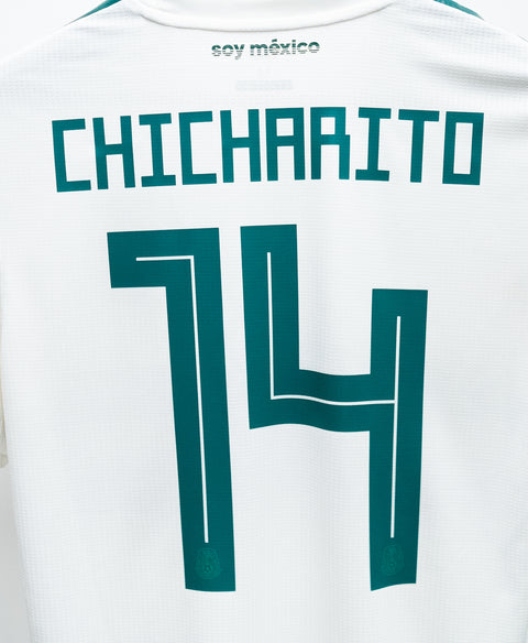 Mexico 2018 Chicharito Player Version Away Kit (M)